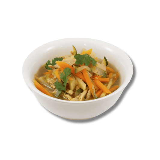 Sopa de pollo y verduras - Mazah Restaurant
