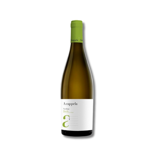 Botella de vino blanco Acappela